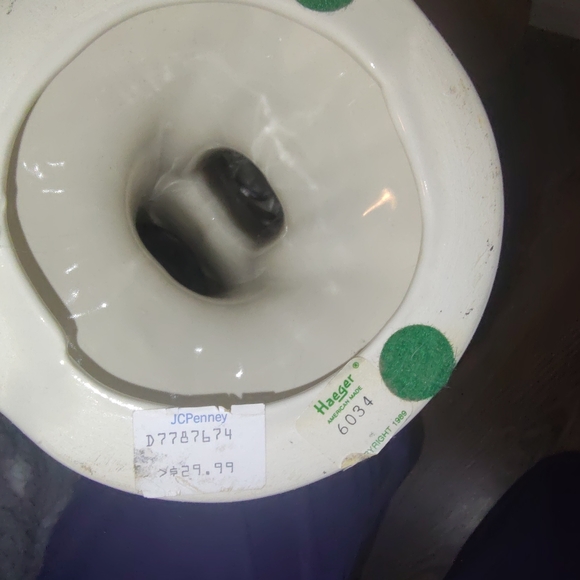 Vintage modern haeger lovers lava ivory glazed sculpture - Picture 4 of 4